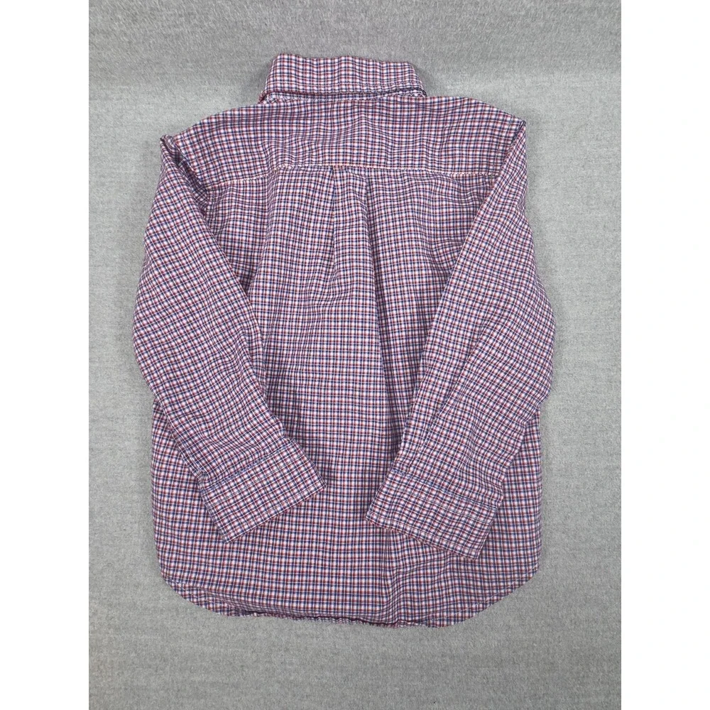 RALPH LAUREN Baby Boy 24 Mos Gingham Check Long Sleeve Shirt Pony Logo Button Up